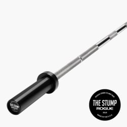 Rogue THE STUMP バーベルシャフト 30LB Rogue 29mm Stump Bar - Stainless / Black | Rogue Fitness